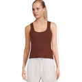 MADEWELL Womens Ribbed Scoop Neck Tank Large Brown Henna NW197 NWT