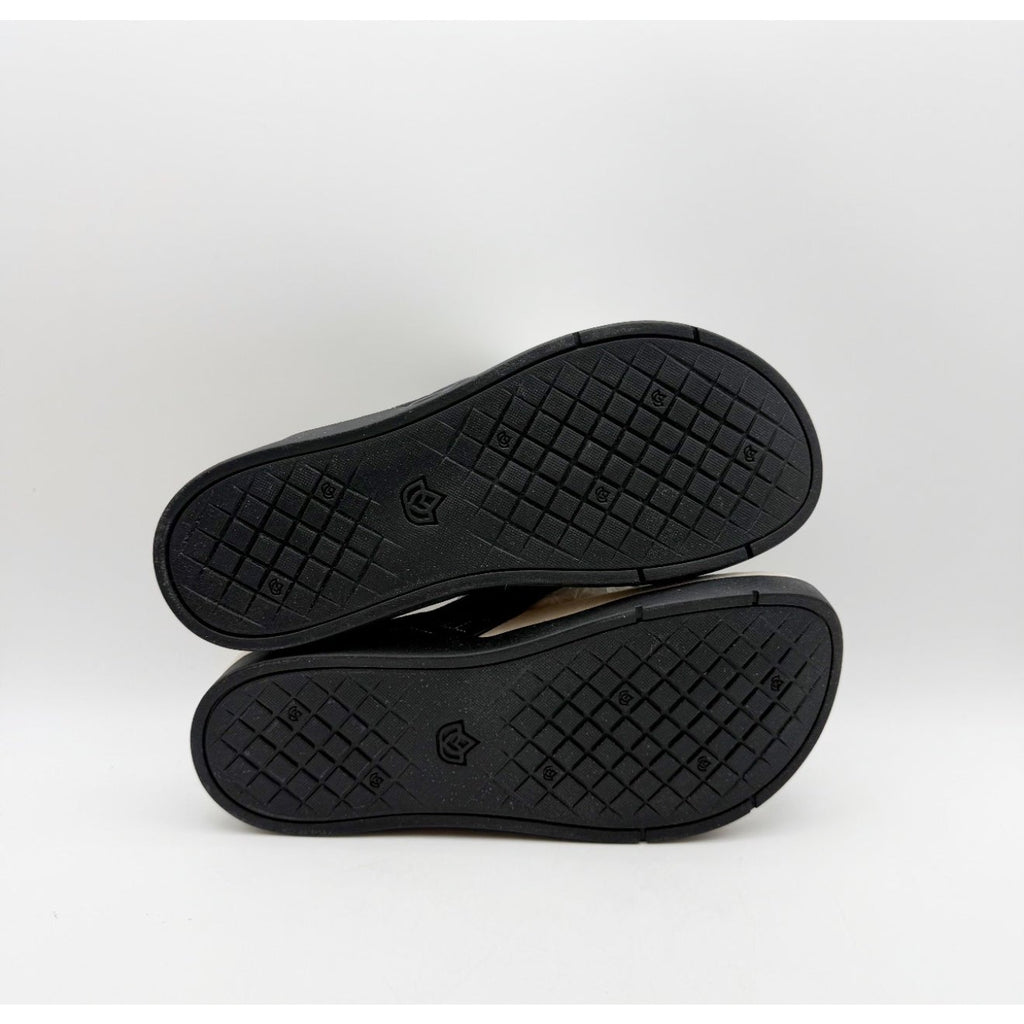 Spenco Waco Women's Laguna Ellie Flip Flop Sandal Size 7.5 WIDE EU 38 Black NIB