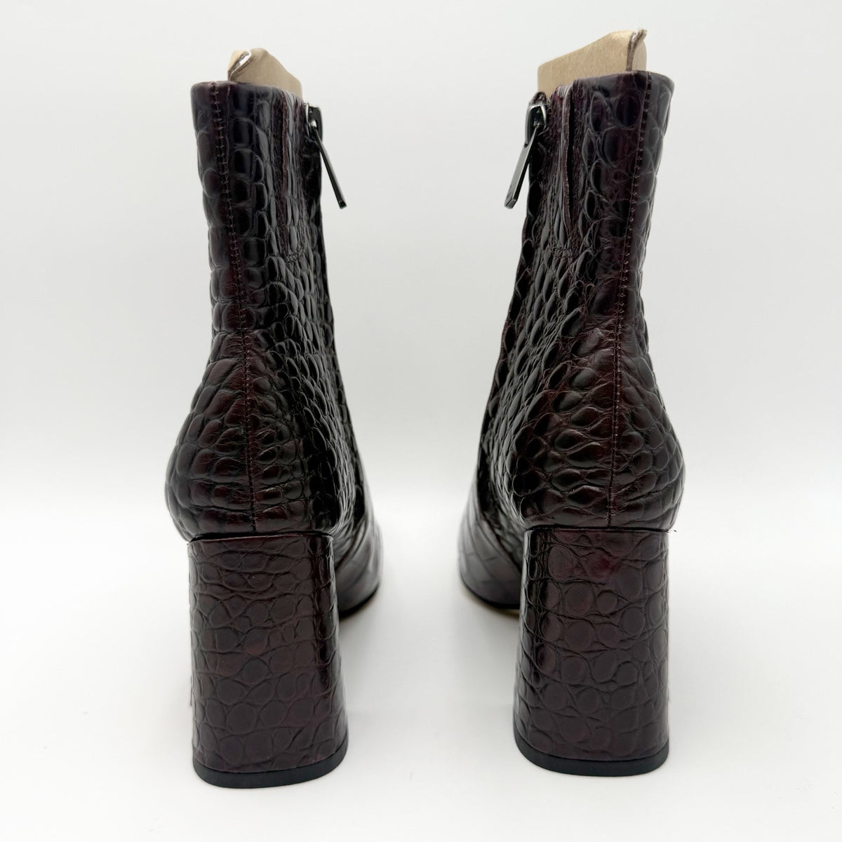 Sam Edelman Womens Codie Ankle Bootie Size 5 M Bordeaux Red Leather NIB