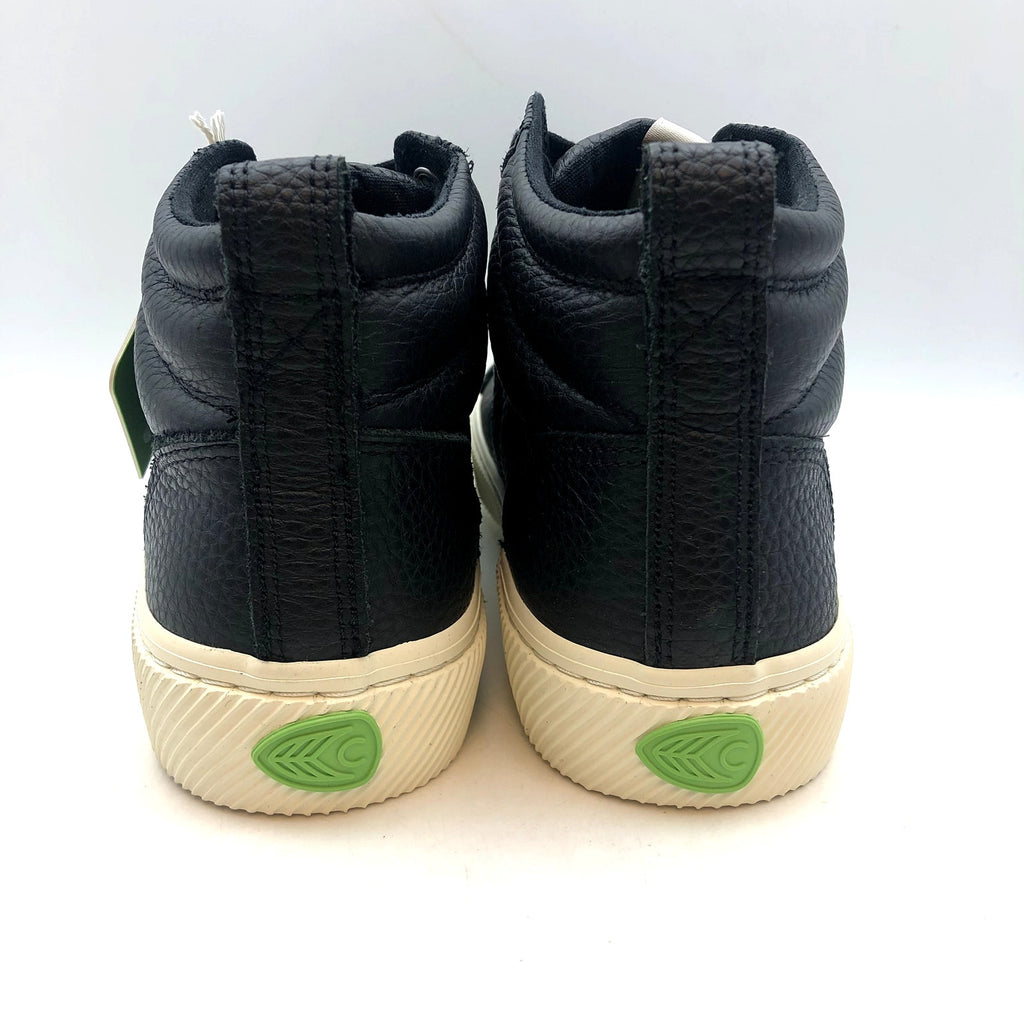 Cariuma OCA High Sneakers Womens 8.5 Mens 7 Black Premium Leather NIB
