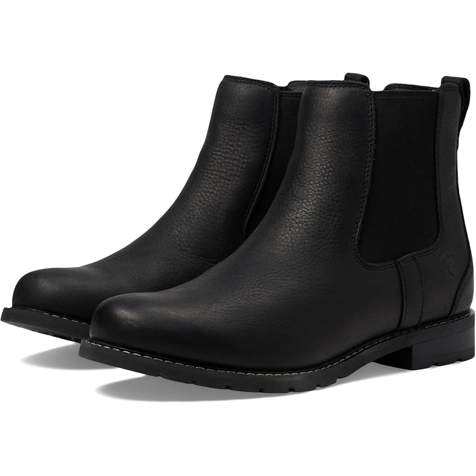 Ariat Womens Wexford Chelsea Boots US 7.5 B Black Leather Waterproof NWOB