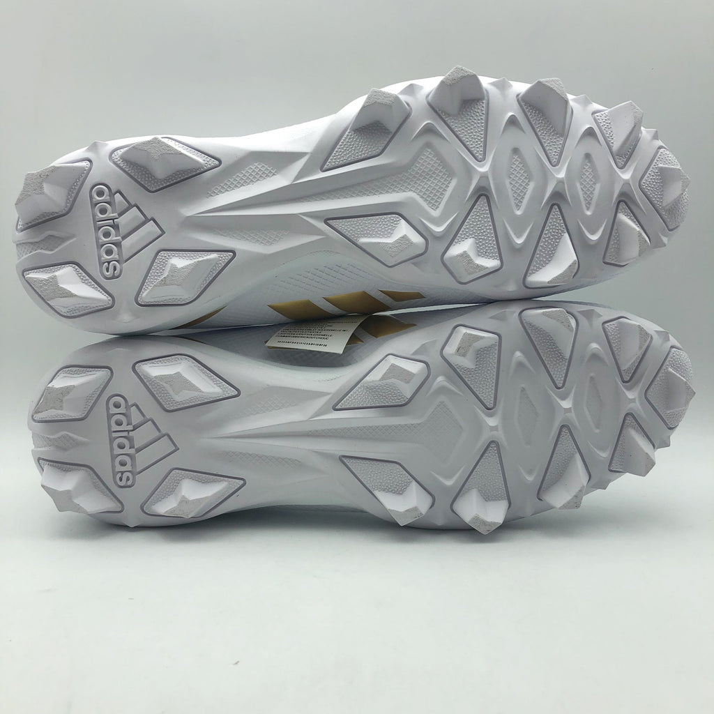 Adidas Mens Adizero Impact 2 Molded Football Cleats Size 12 Gold NWOB