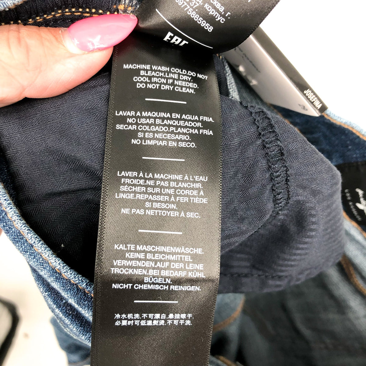 7 FOR ALL MANKIND Womens Josefina Feminine Boyfriend Jeans Size 29 US 8 Blue NWT
