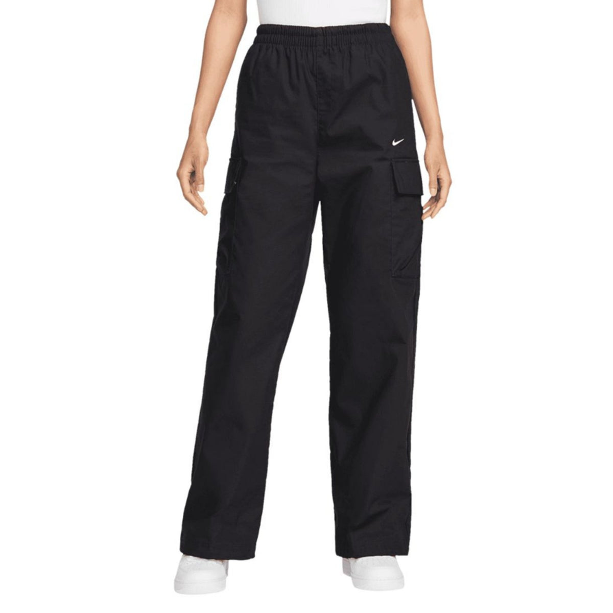 Nike Womens Sportswear Everything Wovens Cargo Pants XL Black Mid-Rise NWT