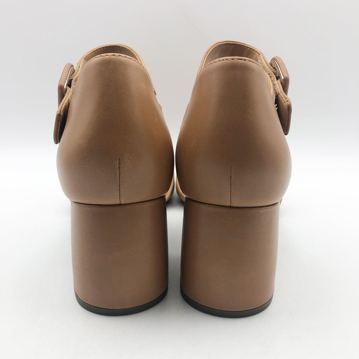 VIONIC Womens Chardonnay Heeled Sandals Size 8 M Camel Tan Leather NWOB