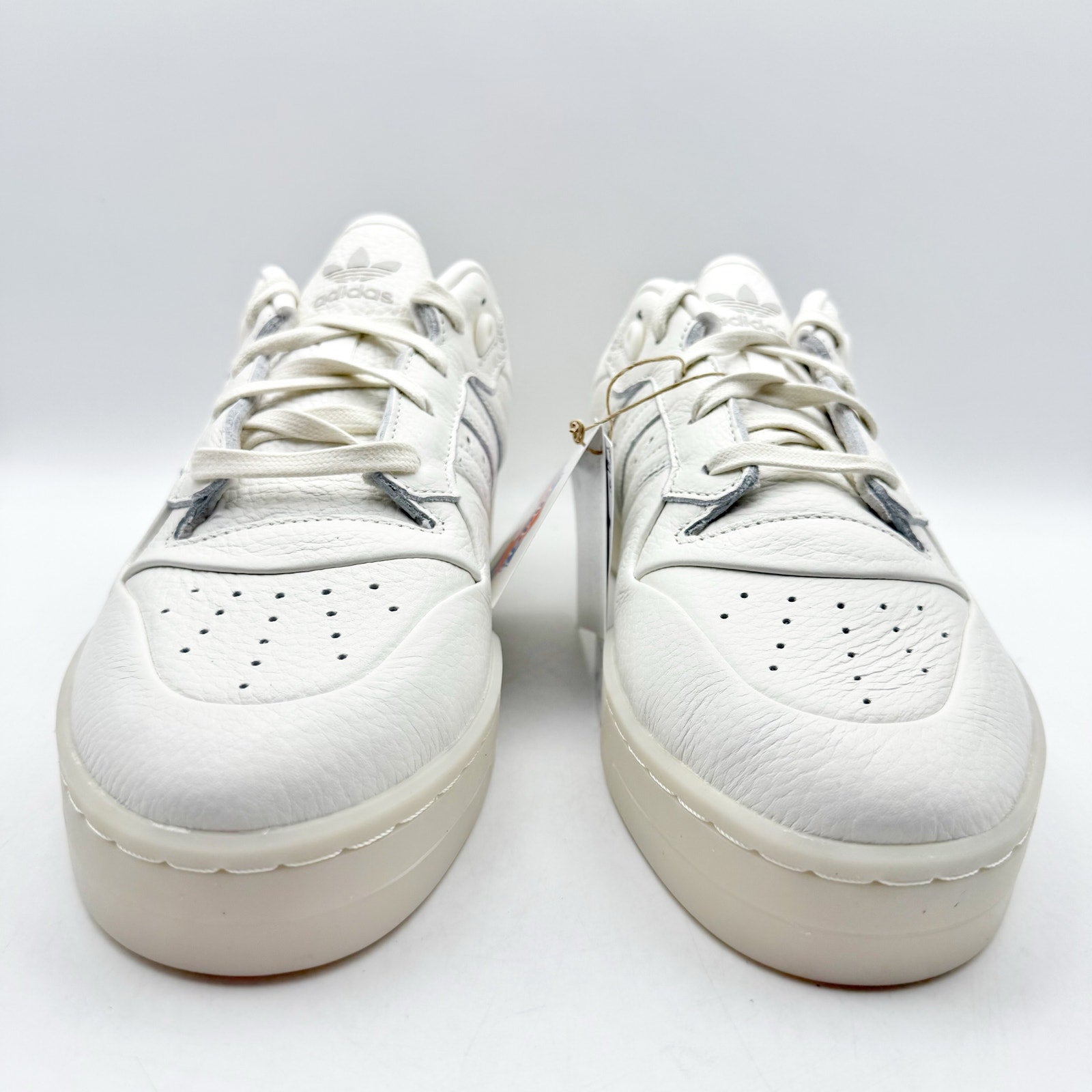 Adidas Originals Mens Rivalry Low Lux Casual Sneaker Size 11.5 White Leather NIB