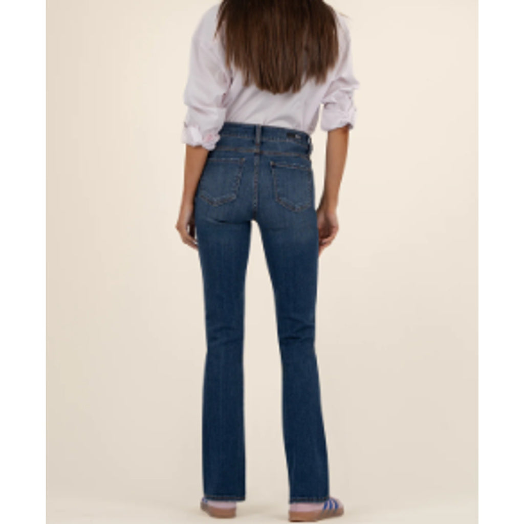 KUT FROM THE KLOTH Womens Natalie High Rise Bootcut Jean Size 10 Blue Allied NWT