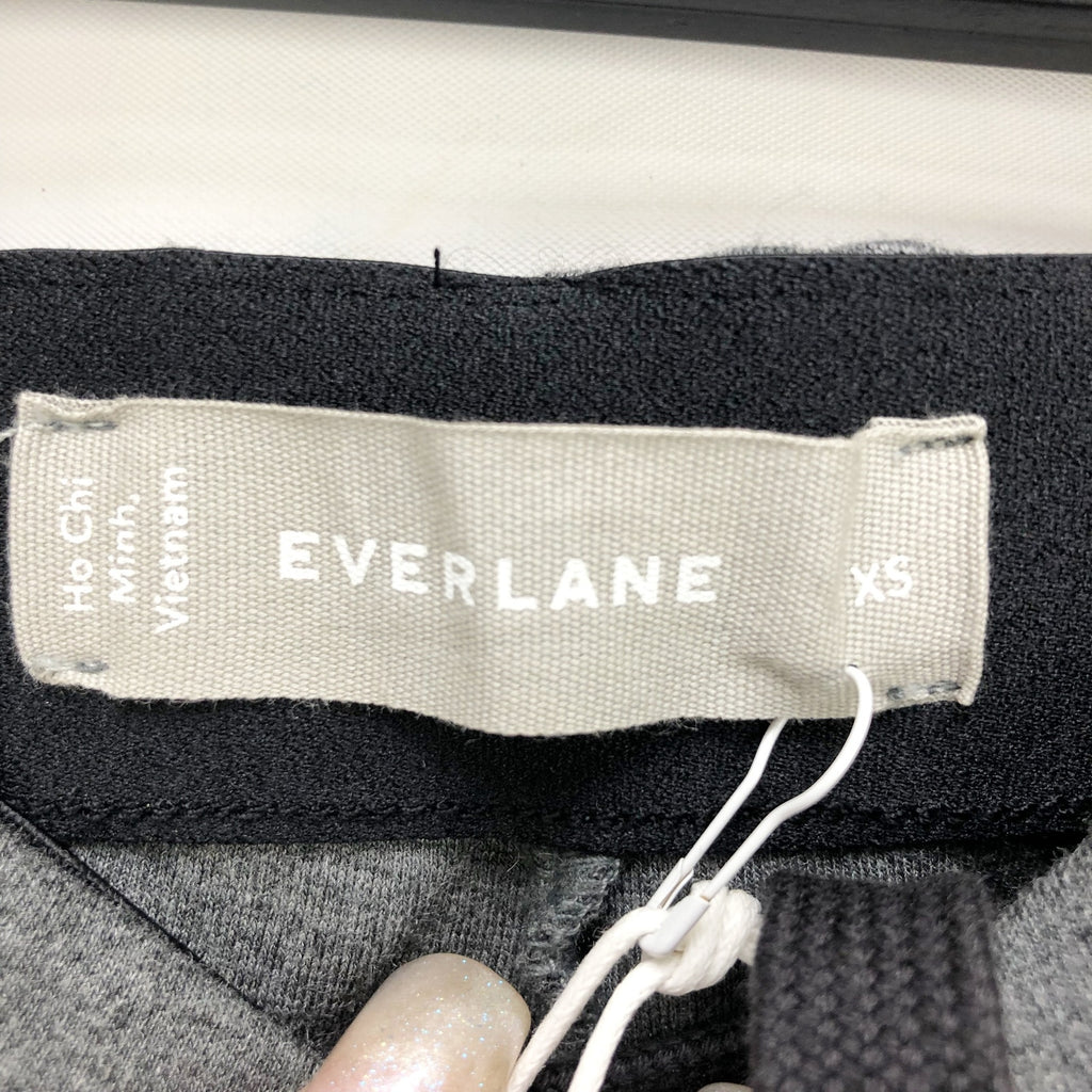 Everlane Womens The Dream Pants XS Heathered Charcoal Grey Soft Double Knit NWT