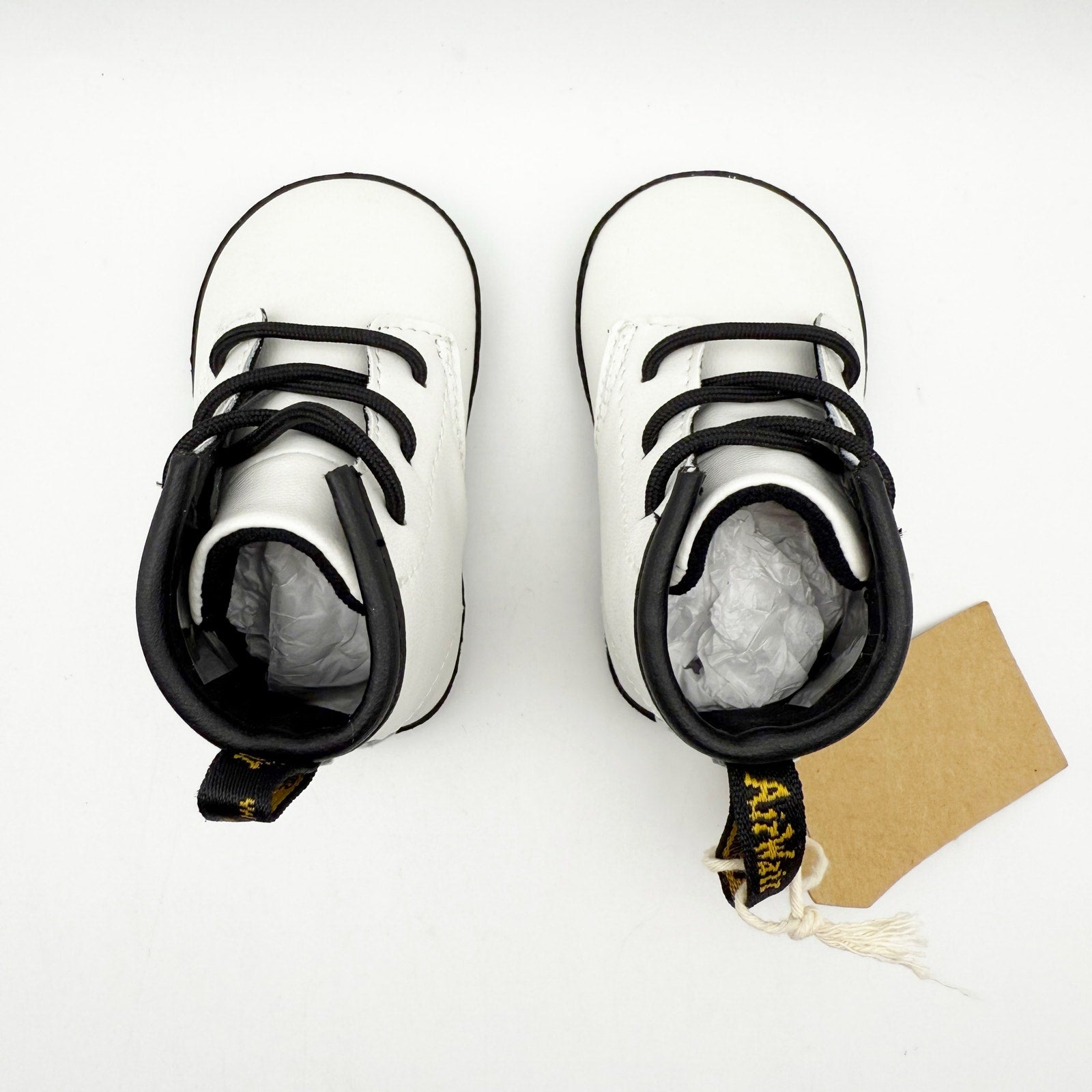 Dr. Martens Infant/Toddler 1460 Crib Bootie US 3 EU 18 White Leather NIB