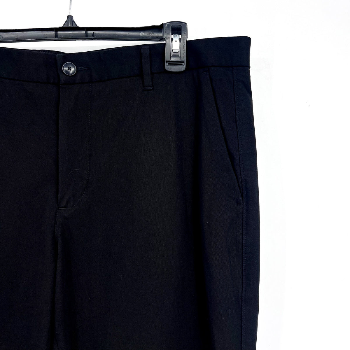 EVERLANE Uniform Mens Performance Chino Pants 35x34 Black Athletic Fit NWT