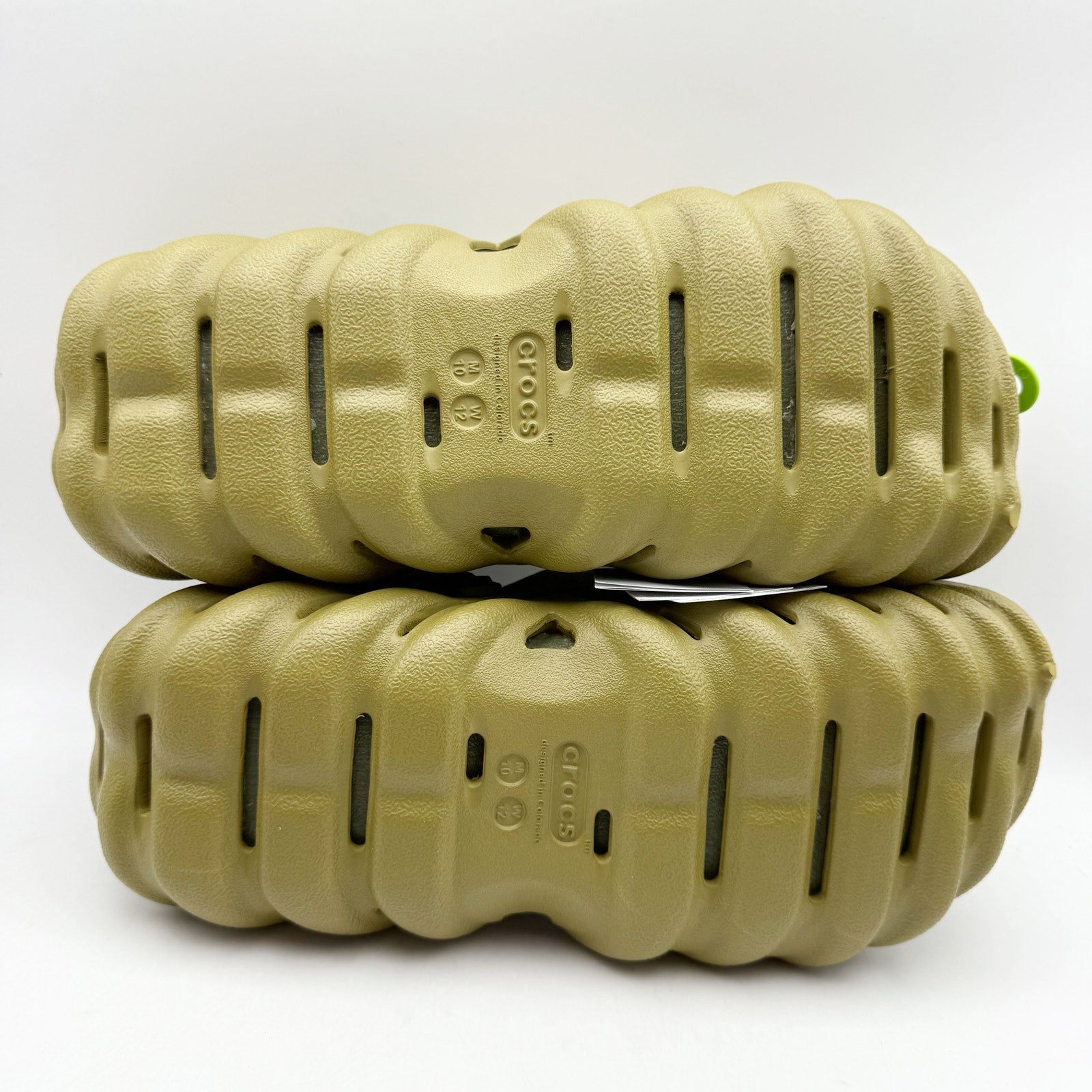 Crocs Unisex Echo Clogs Mens 10 Womens 12 EU 43.5 Aloe Green NWOB