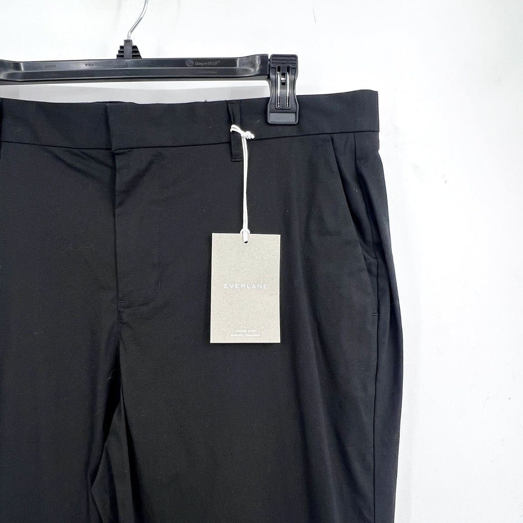EVERLANE Men's The Athletic Fit Air Chino Pants 31x30 Black Flat Front NWT
