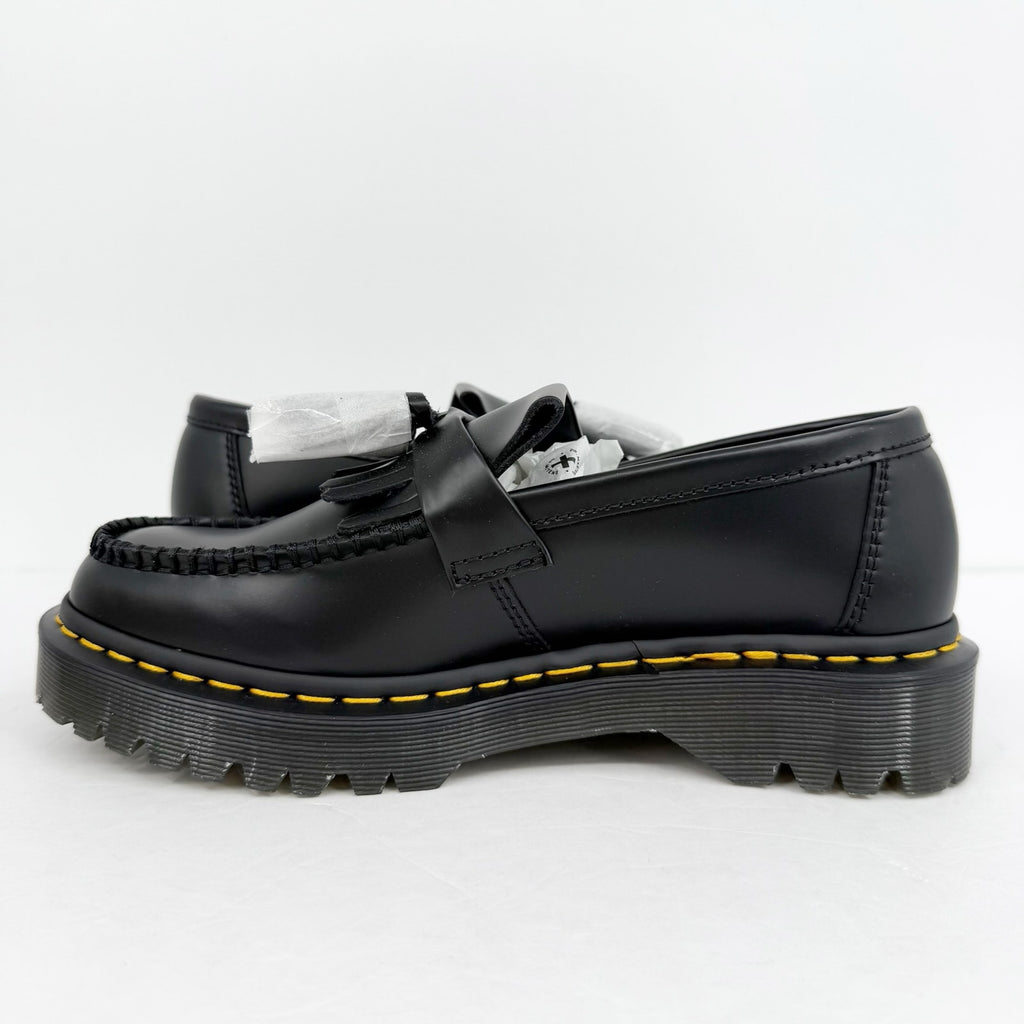Dr. Martens Womens Audrick Platform Loafers US 11 EU 43 Black Nappa Lux NWOB