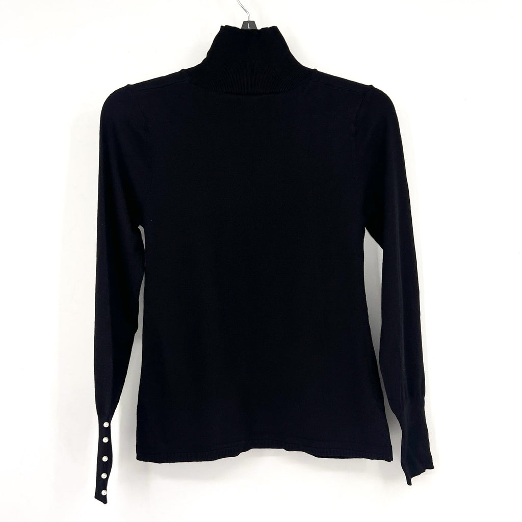 BARDOT Girl's Fine Knit Sweater Size 18 XL Black Long Sleeve Roll Neck NWT