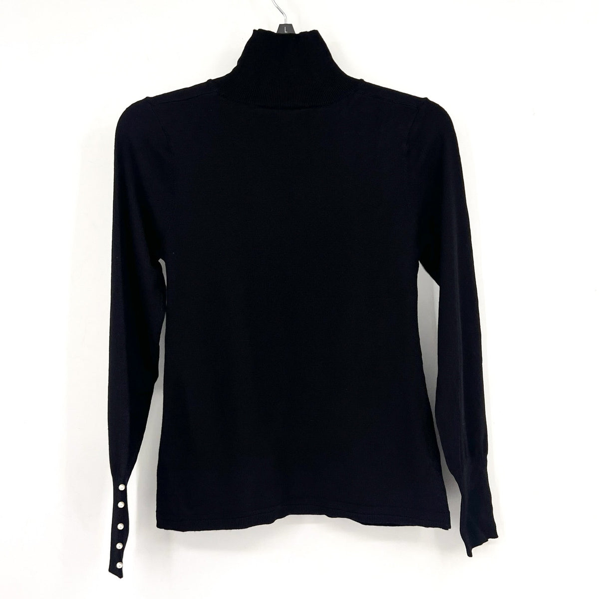 BARDOT Girl's Fine Knit Sweater Size 18 XL Black Long Sleeve Roll Neck NWT
