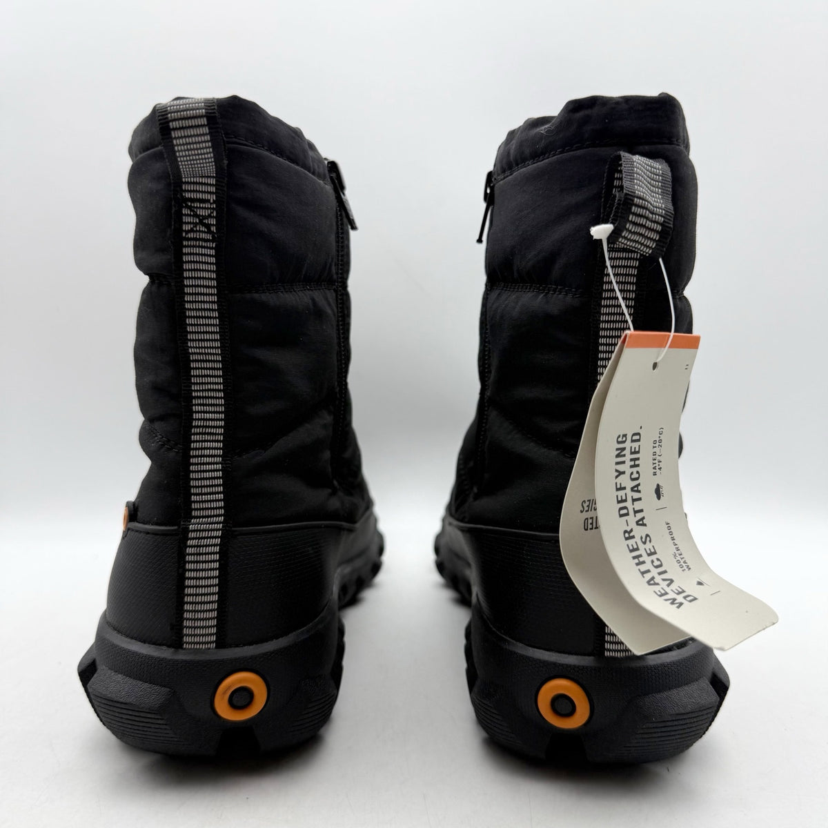 Bogs Womens Cedar Quilt Winter Boots Size 8.5 EU 39.5 Black Waterproof NIB