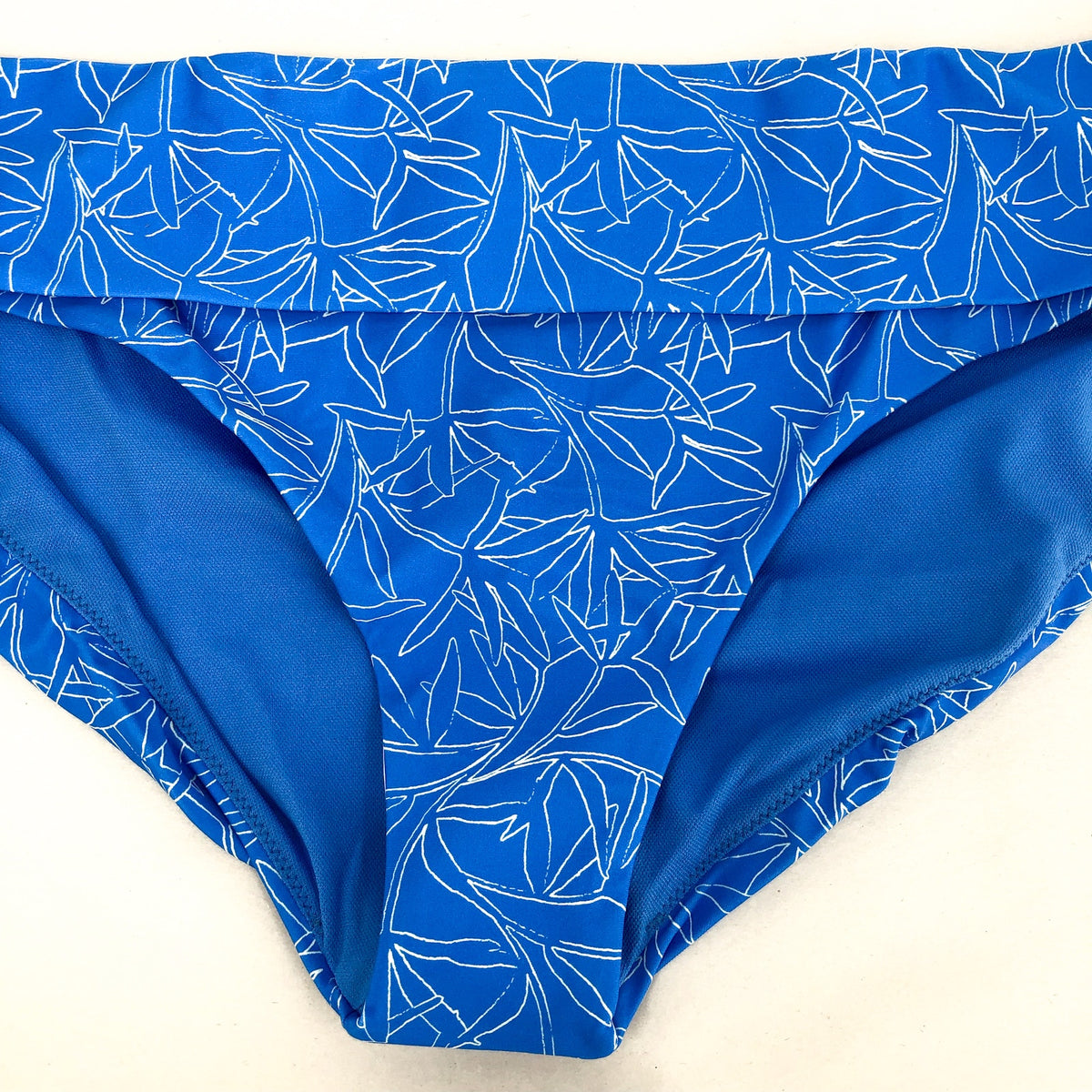 PRANA Women's Marta Bikini Bottoms XS Blue Print Floret Hipster Swim NWT