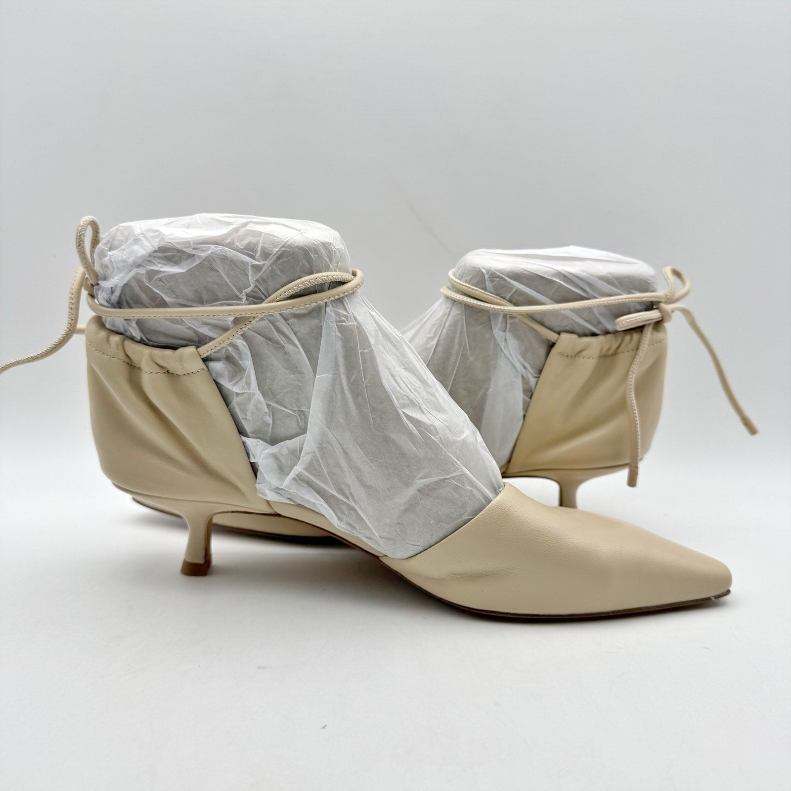 Vince Womens Sarai Pumps US 6.5 M EU 36.5 Sand Beige Leather NIB