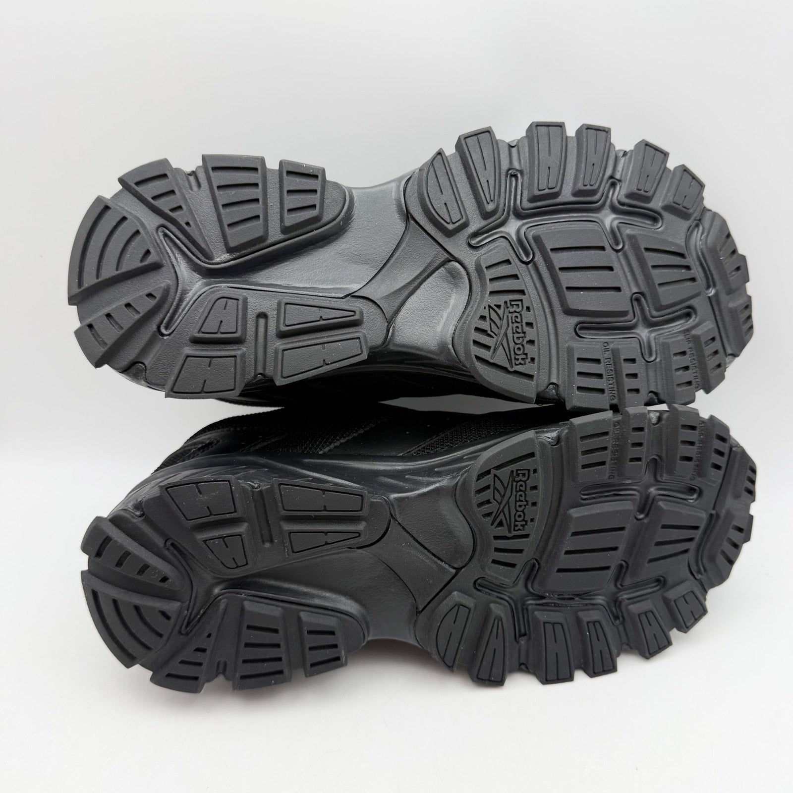Reebok Work Mens Hyperium Work Shoes US 7 M Black EH Comp Toe NIB