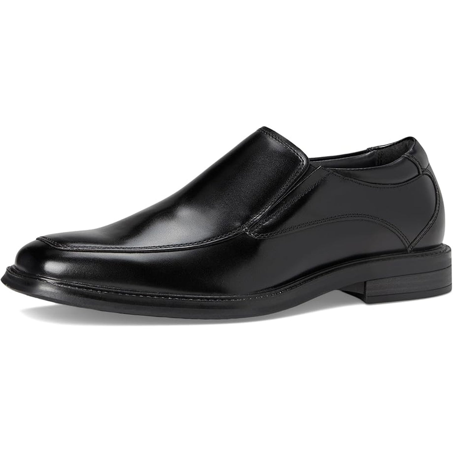 Dockers Mens Lawton Loafers US 11.5 Wide EU 45 Black Leather Slip On NIB