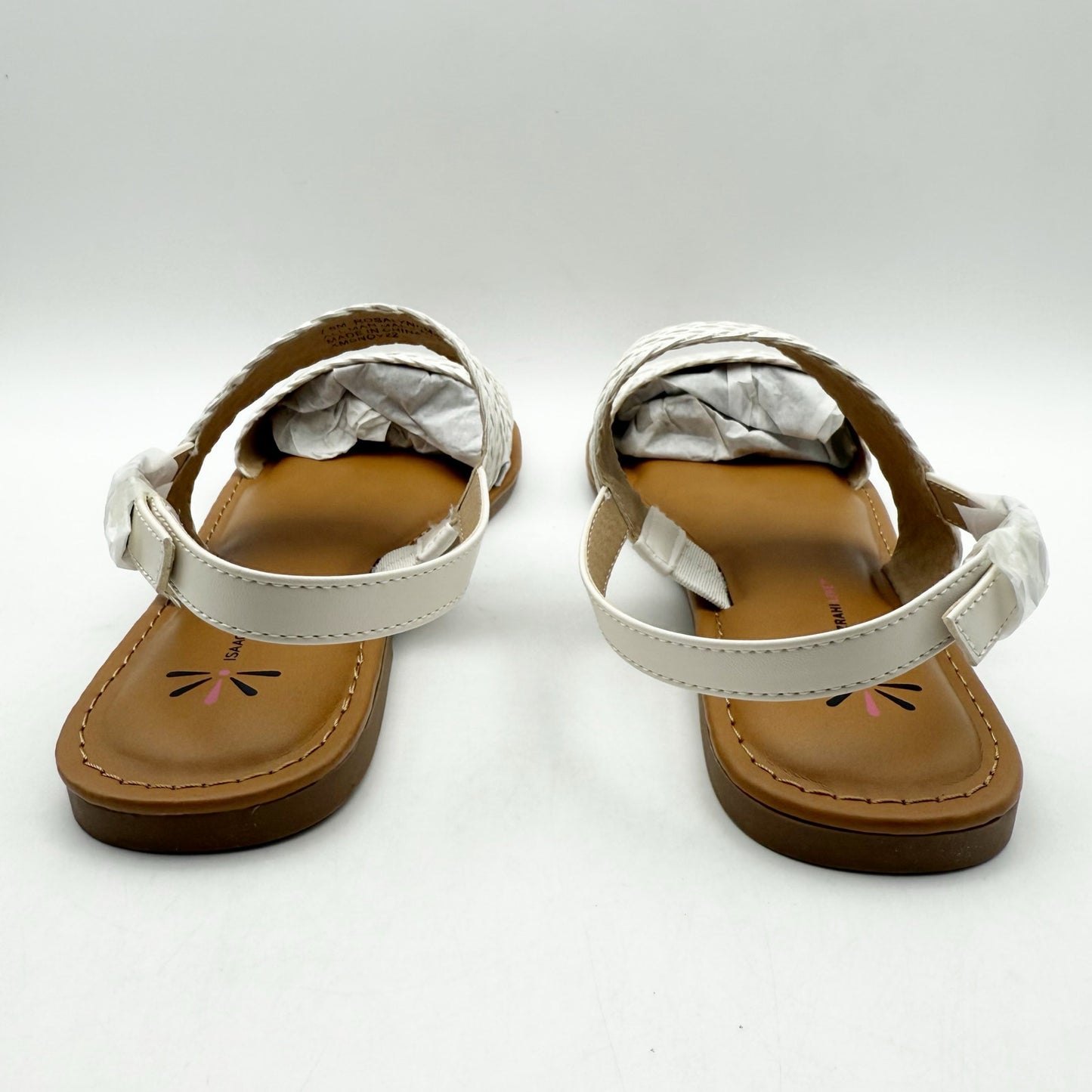 Isaac Mizrahi Live Womens Rosalyn Sandals US 7.5 M EU 37.5 White NIB