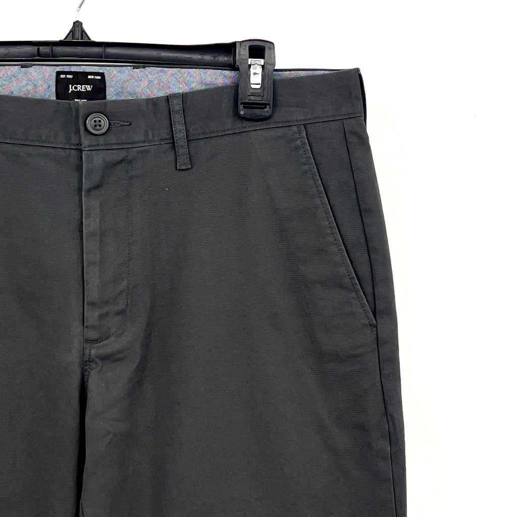 J.CREW Mens 770 Straight-fit Chino Pants 32x30 Onyx Grey Stretch AR886 NWT