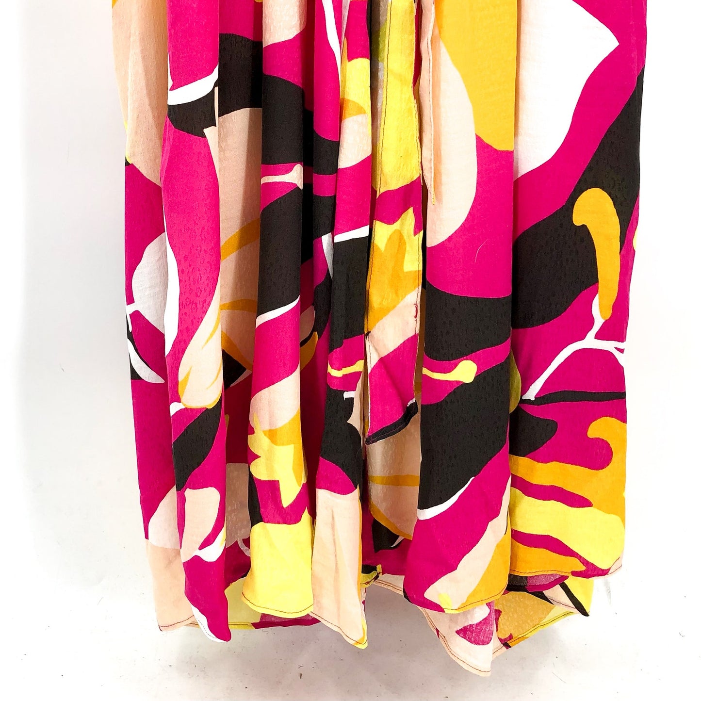 TED BAKER Molliah Halterneck Jumpsuit Size 5 US 12 Bright Pink Wrap Bodice