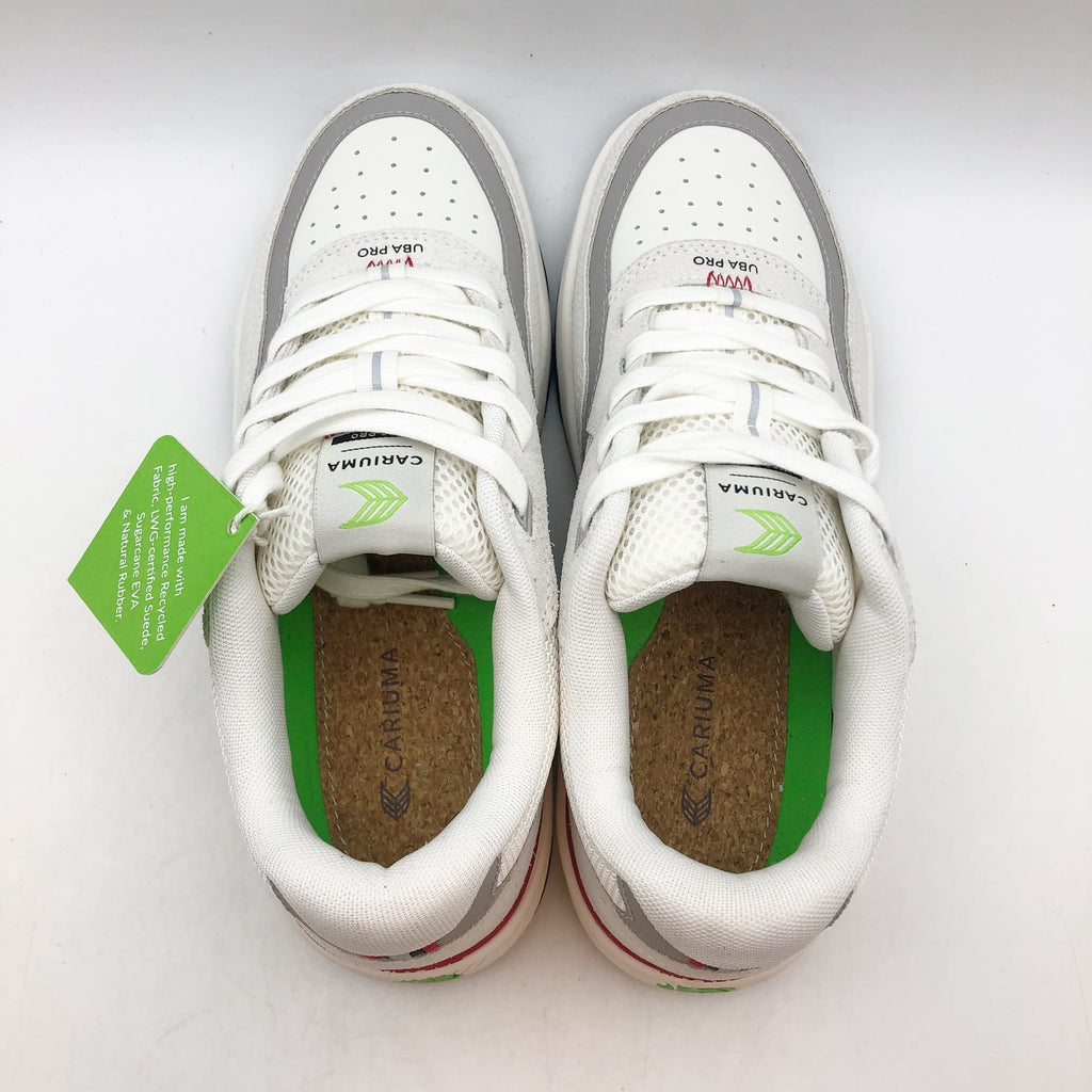 Cariuma UBA Pro Skate Mesh Sneaker Womens 8.5 Mens 7 Off White Black Red NIB