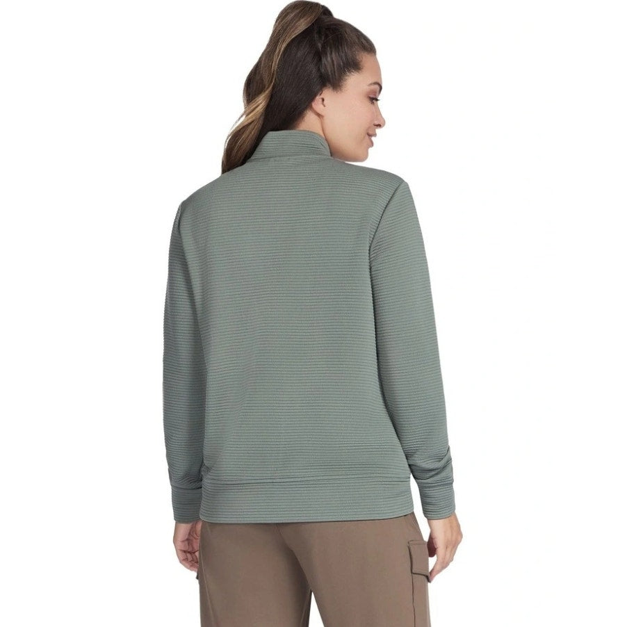 SKECHERS Women's GO WALK Everywhere Jacket XS Agave Green Long Sleeve NWT