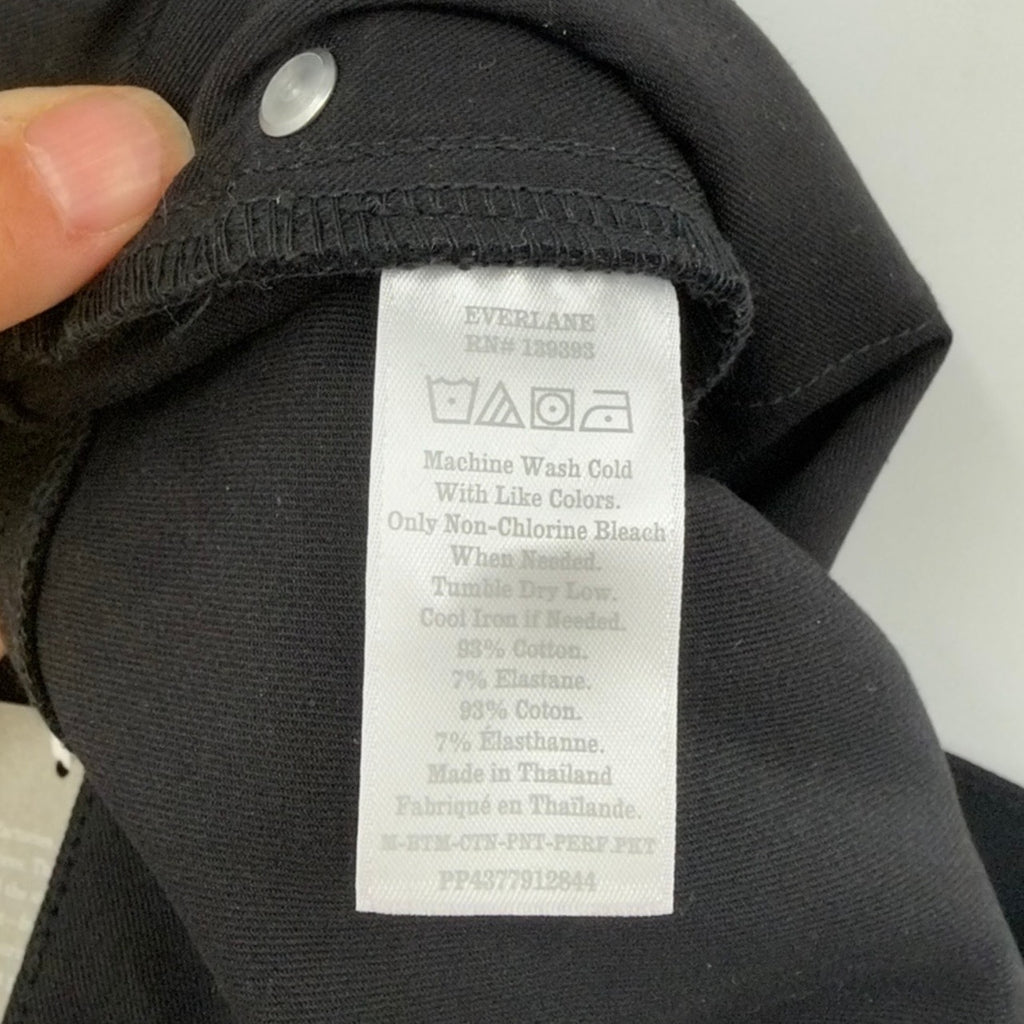 EVERLANE Men's The Performance 5-Pocket Pants 31x30 Black Chino Stretch NWT