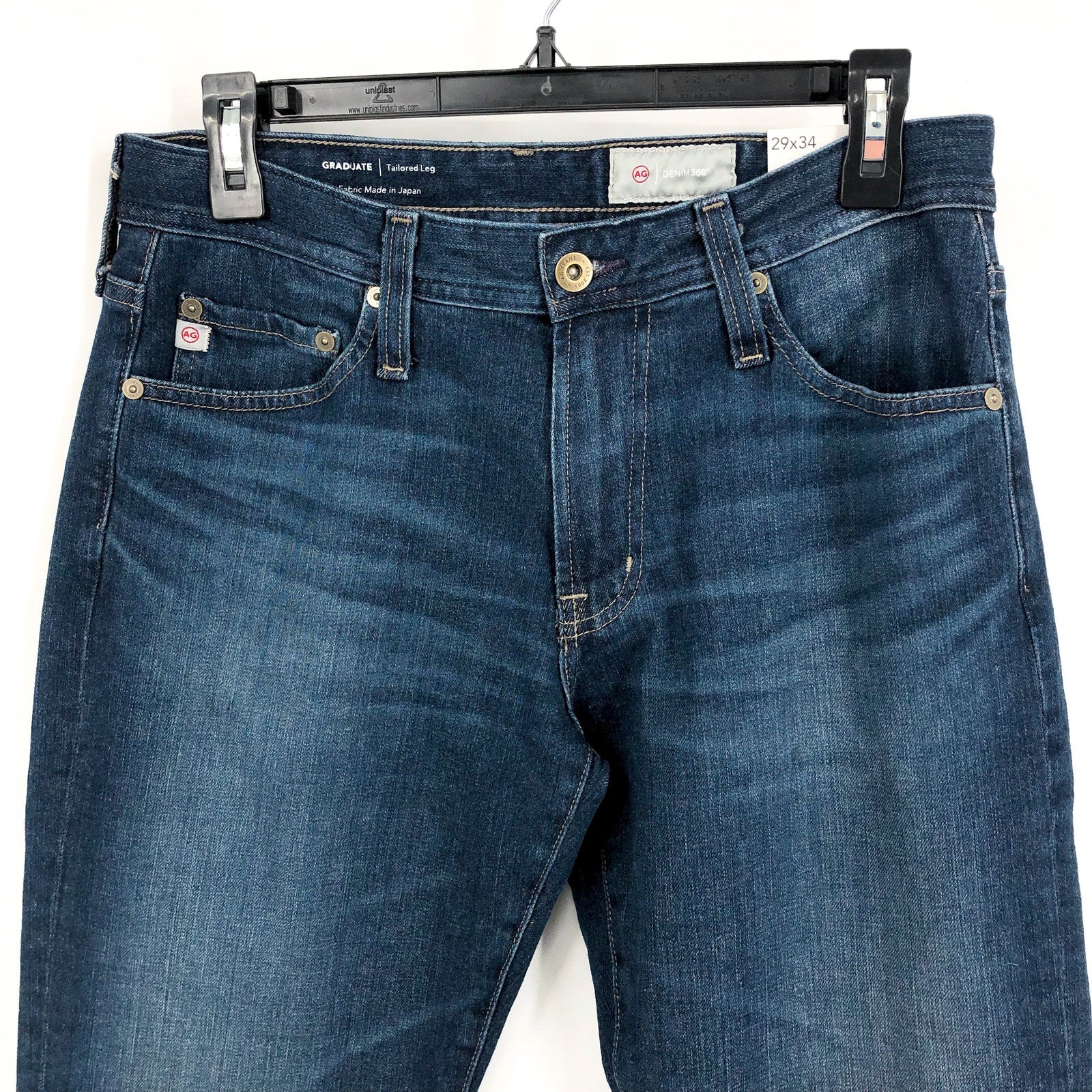 AG ADRIANO GOLDSCHMIED Men's Graduate Tailored Jeans 29x34 Blue Years Porter NWT