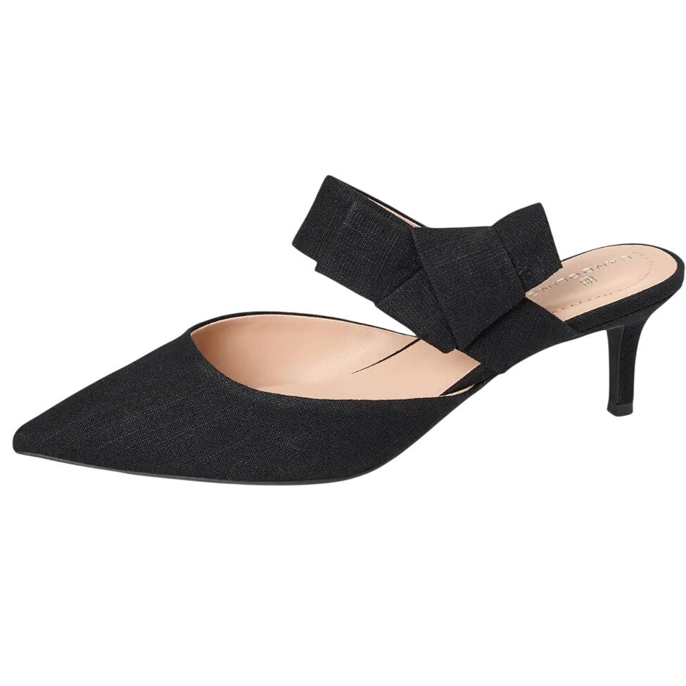 Bandolino Womens Millie Heels US 8 M EU 39 Black Slip On NWOB