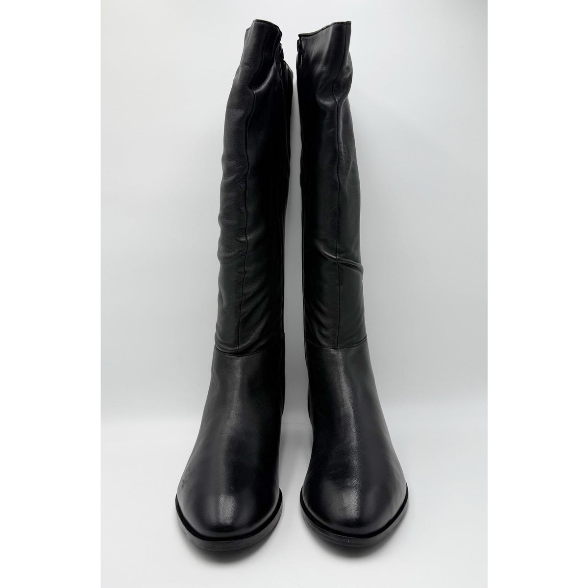 Coldwater Creek Womens Dalton Knee High Boots Size 10 Black Leather NWOB