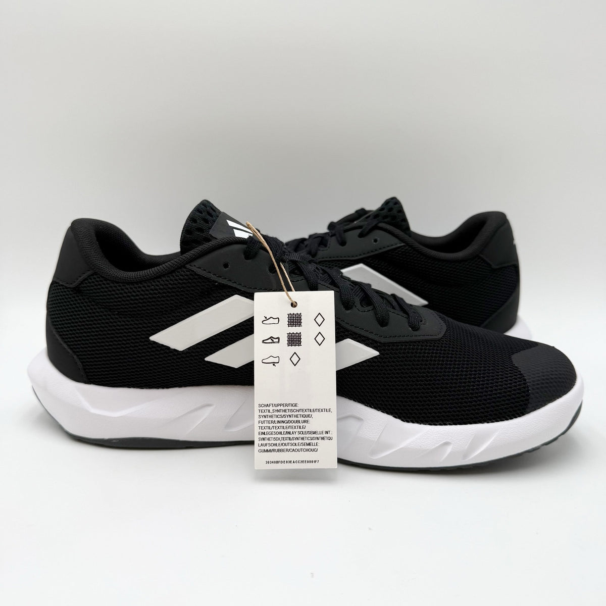 Adidas Mens Amplimove Trainer Athletic Shoes Size 9.5 Black White NIB