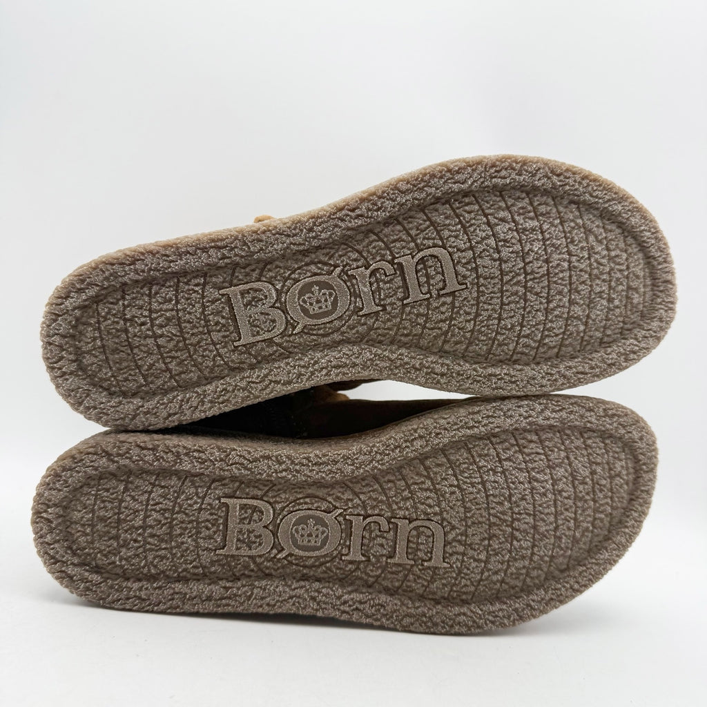 Born Womens Calyn Ankle Booties Size 9.5 EU 41 Brown Suede Boots NIB