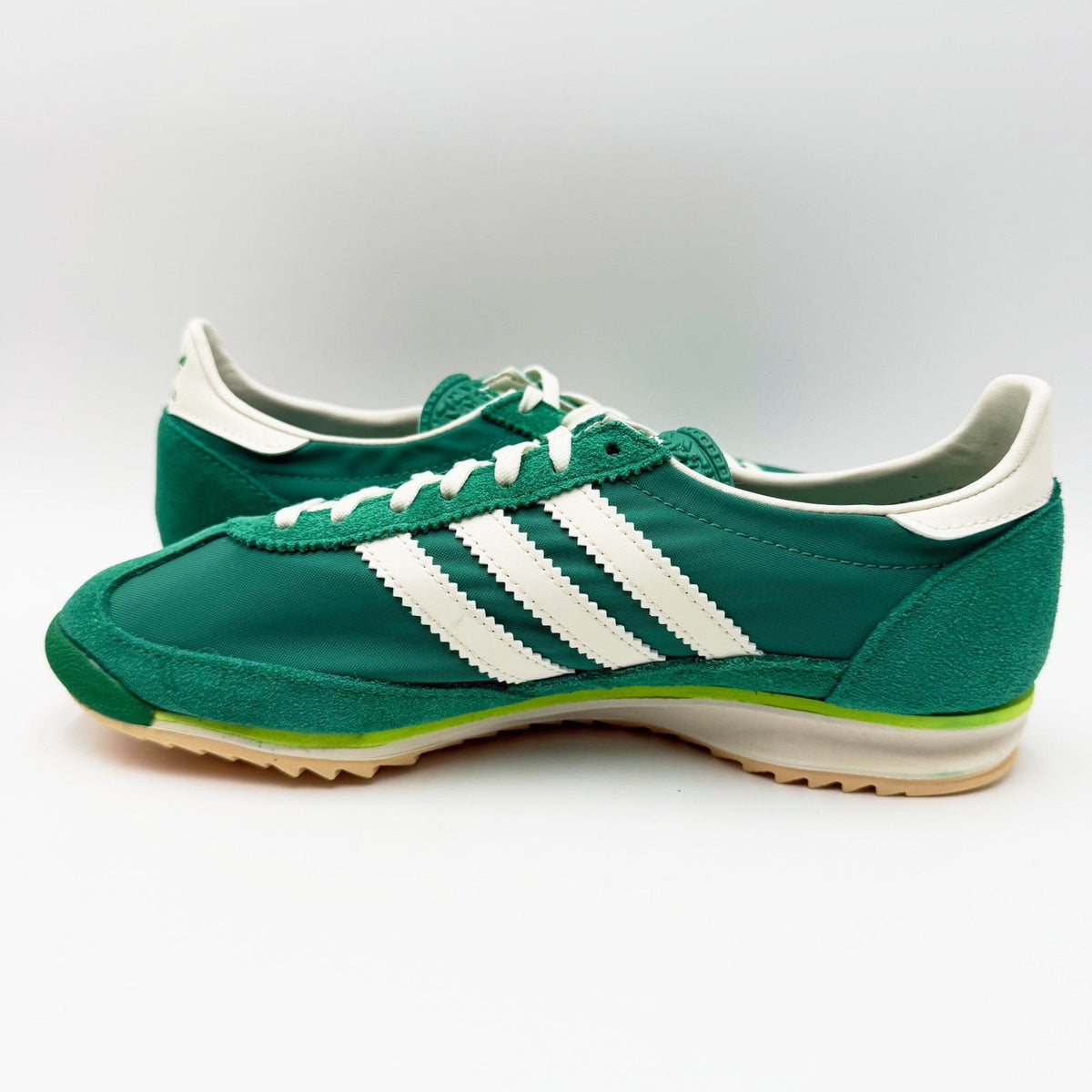Adidas Womens SL 72 OG Casual Sneakers Size 7 Green White NWOB