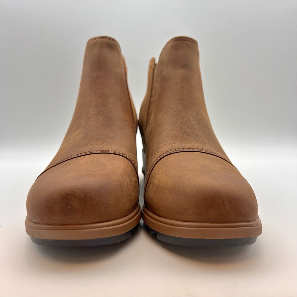 Sorel Womens Evie Ankle Boots Size 9 EU 40 Tan Leather Waterproof NIB
