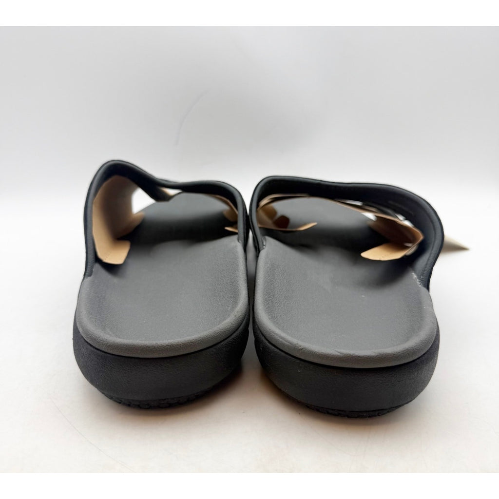 SPENCO Women's Kholo Plus Slide US 12 EE XX-WIDE Onyx Black NWT