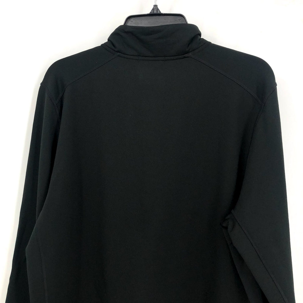SMARTOOL Men's Active Fleece 1/2 Zip Sweatshirt Large Black Long Sleeve NWT