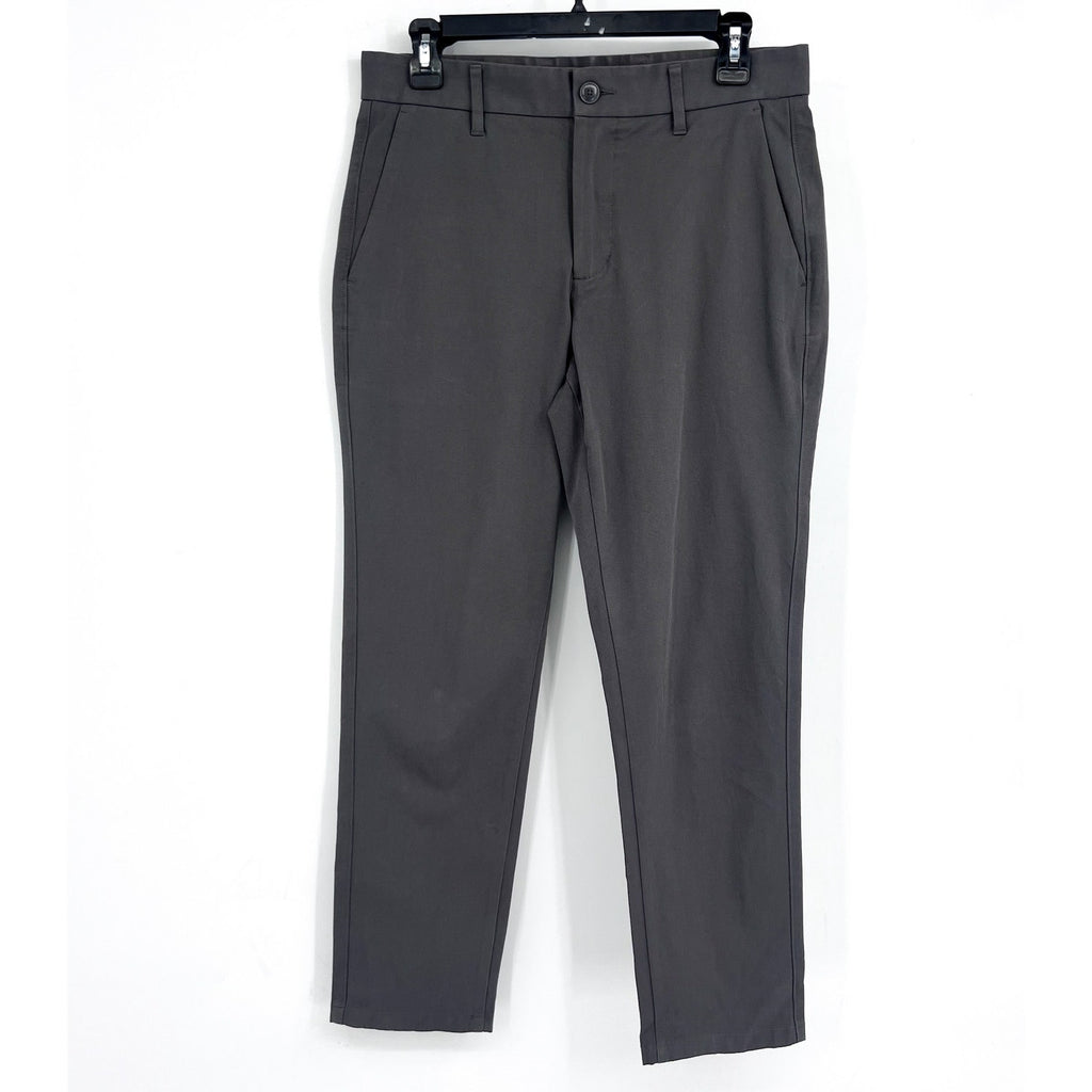 EVERLANE Uniform Mens Performance Chino Pants 28x28 Slate Grey Athletic Fit NWT