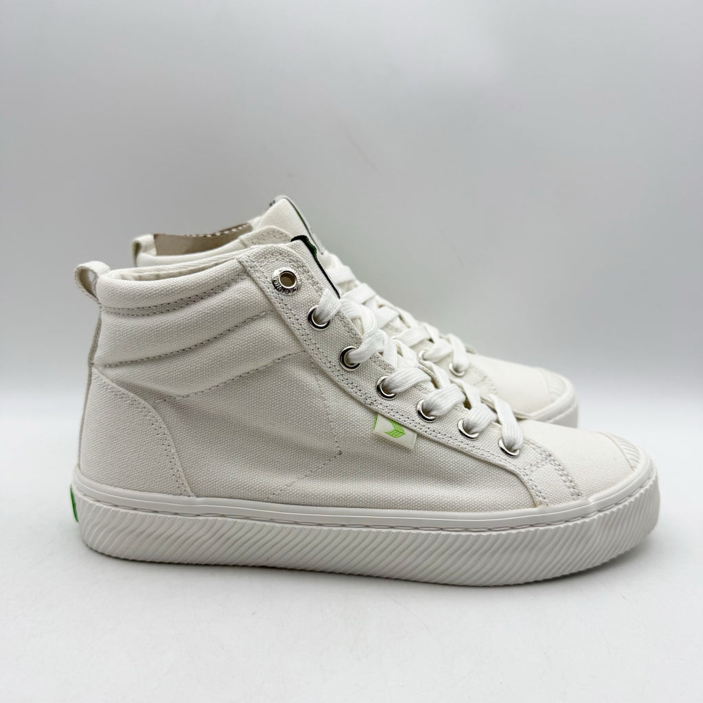 CARIUMA Womens OCA High Top Sneakers Size 6 EU 36.5 Off-White Canvas NIB