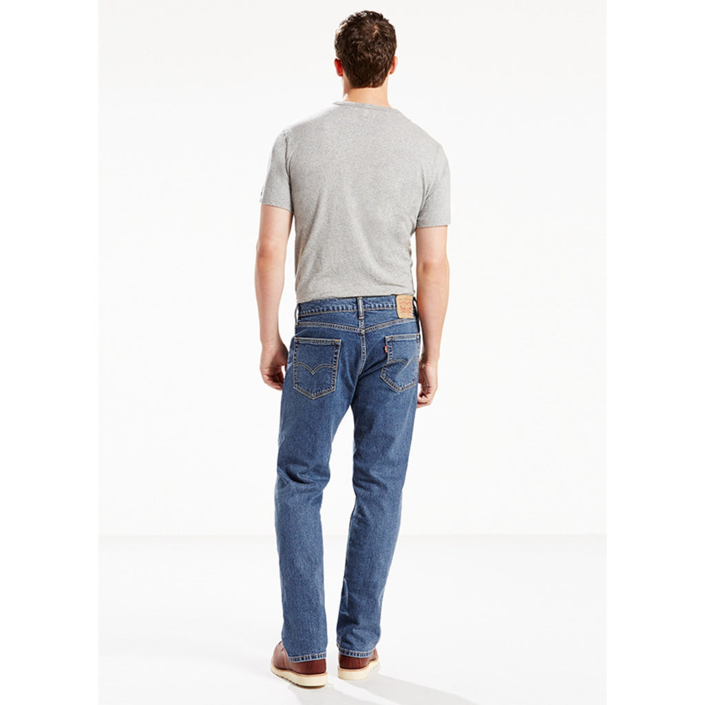 LEVI'S MENS 505 Straight Jeans 30x30 Stonewash Blue Regular Fit 005051454 NWT