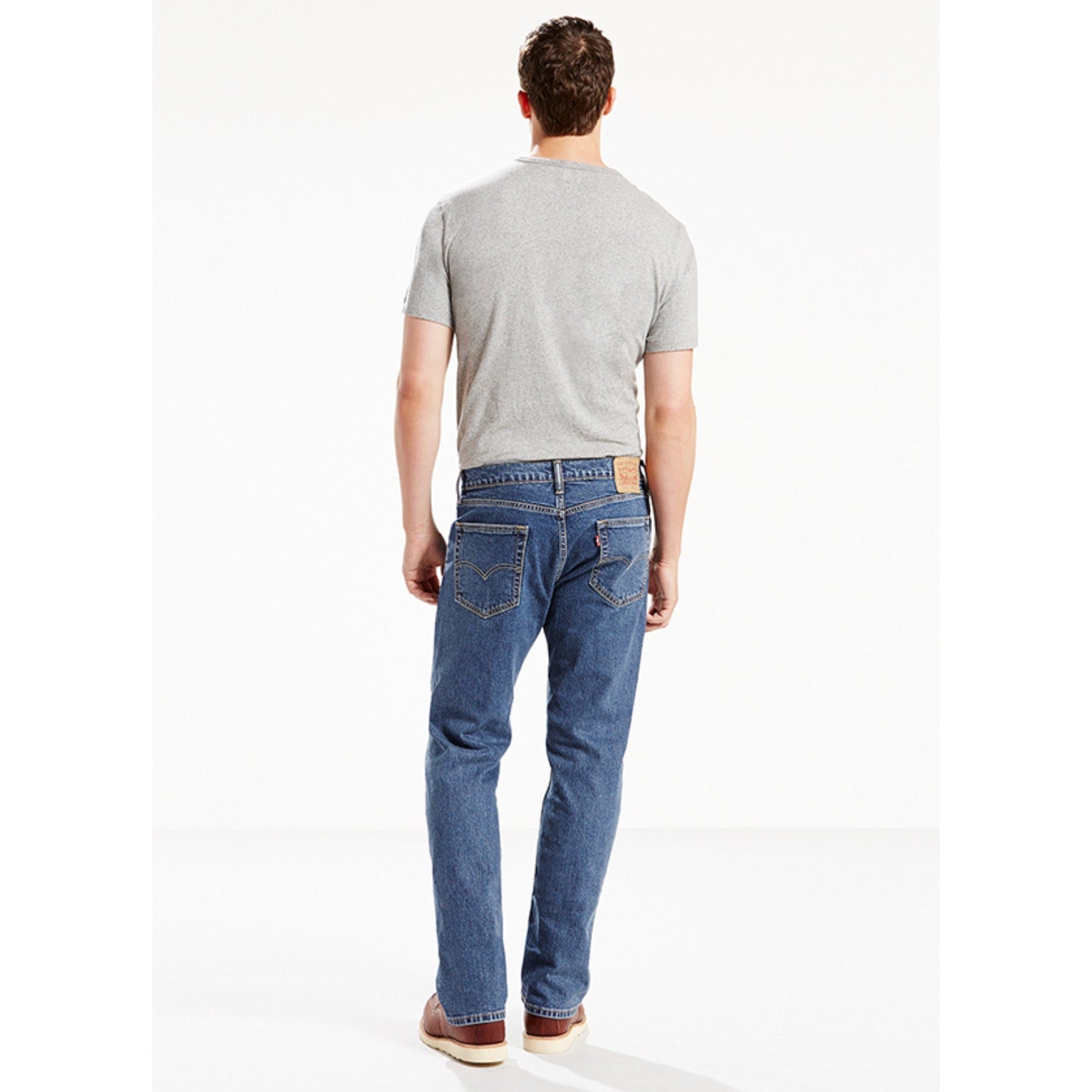 LEVI'S MENS 505 Straight Jeans 30x30 Stonewash Blue Regular Fit 005051454 NWT