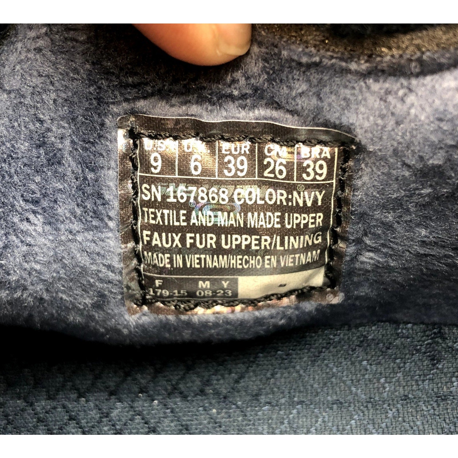 Skechers Women Easy Going Ankle Boots US 9 Navy Blue Water Repellent Lined NIB