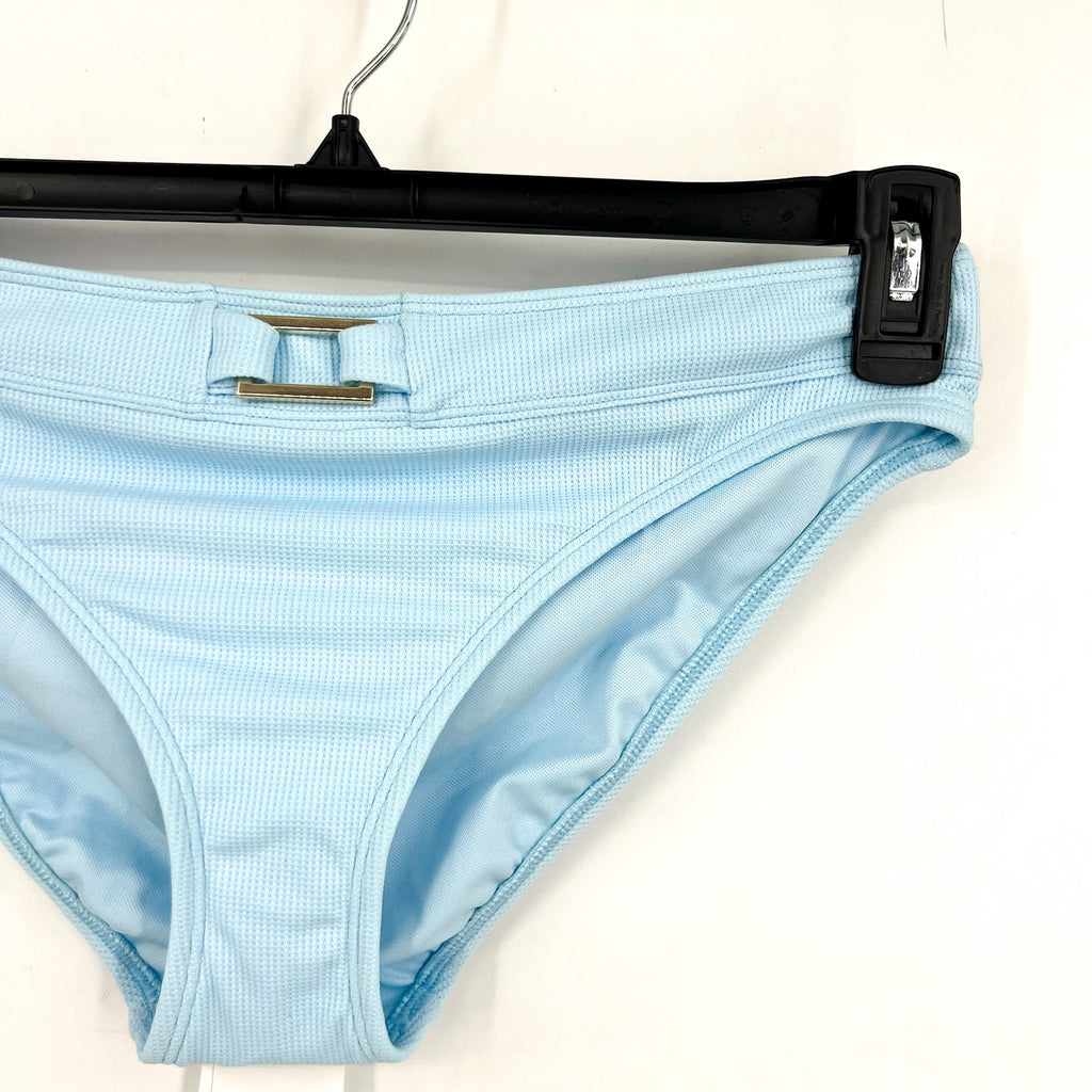 LILLY PULITZER Womens Orea Bikini Bottoms Size 6 Hydra Blue Gold Hardware NWT