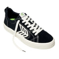 CARIUMA Catiba Pro Low Sneakers MENS 8 WOMENS 9.5 EU 40.5 Black White Canvas NIB