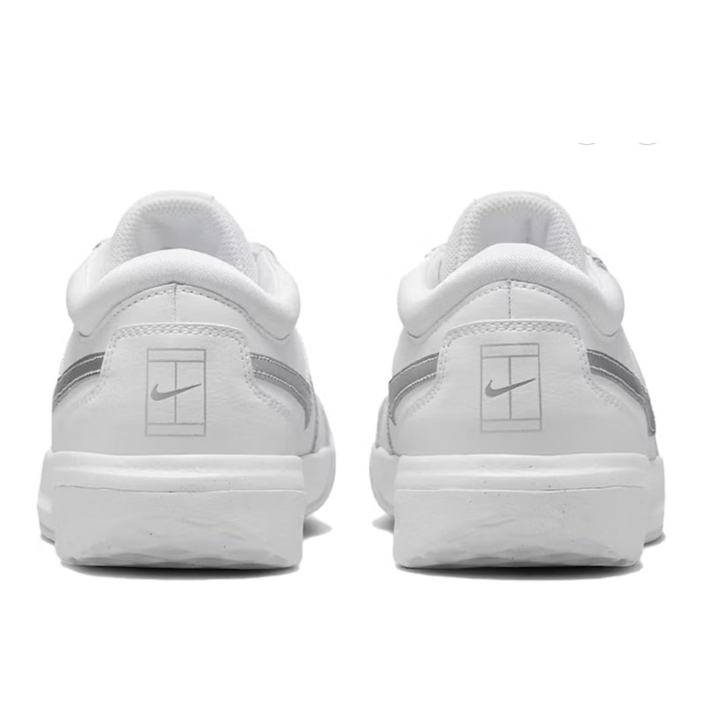 NIKE Womens Zoom Court Lite 3 Athletic Shoes US 8.5 White Silver DH1042 NIB
