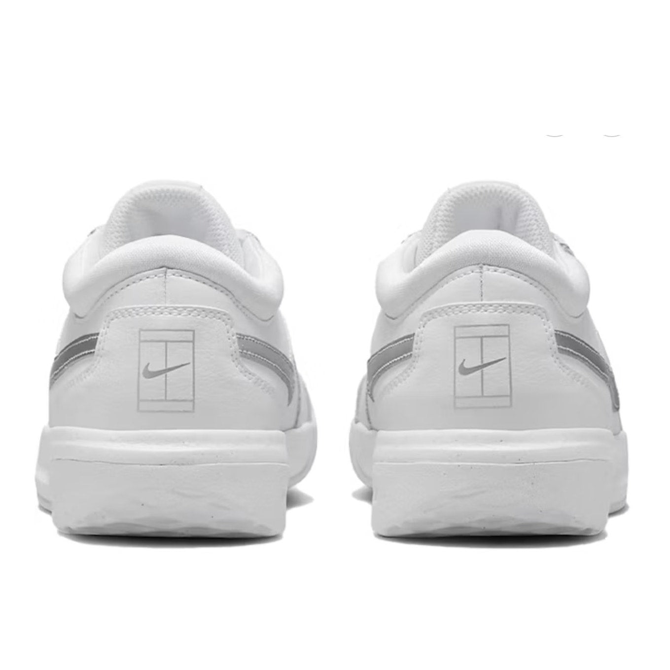 NIKE Womens Zoom Court Lite 3 Athletic Shoes US 8.5 White Silver DH1042 NIB