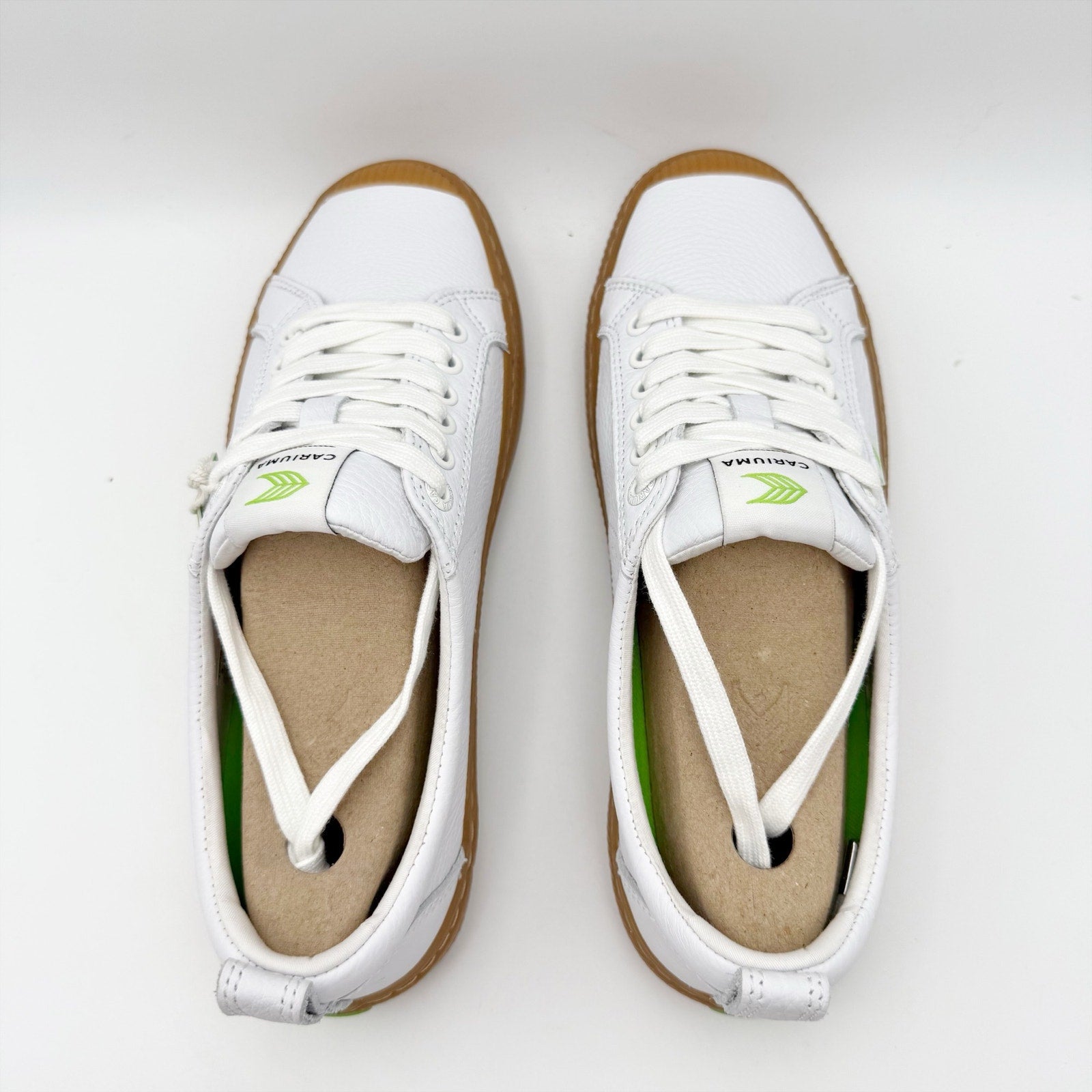 CARIUMA Womens OCA Low Sneakers US 9.5 EU 40.5 White Leather Gum NIB