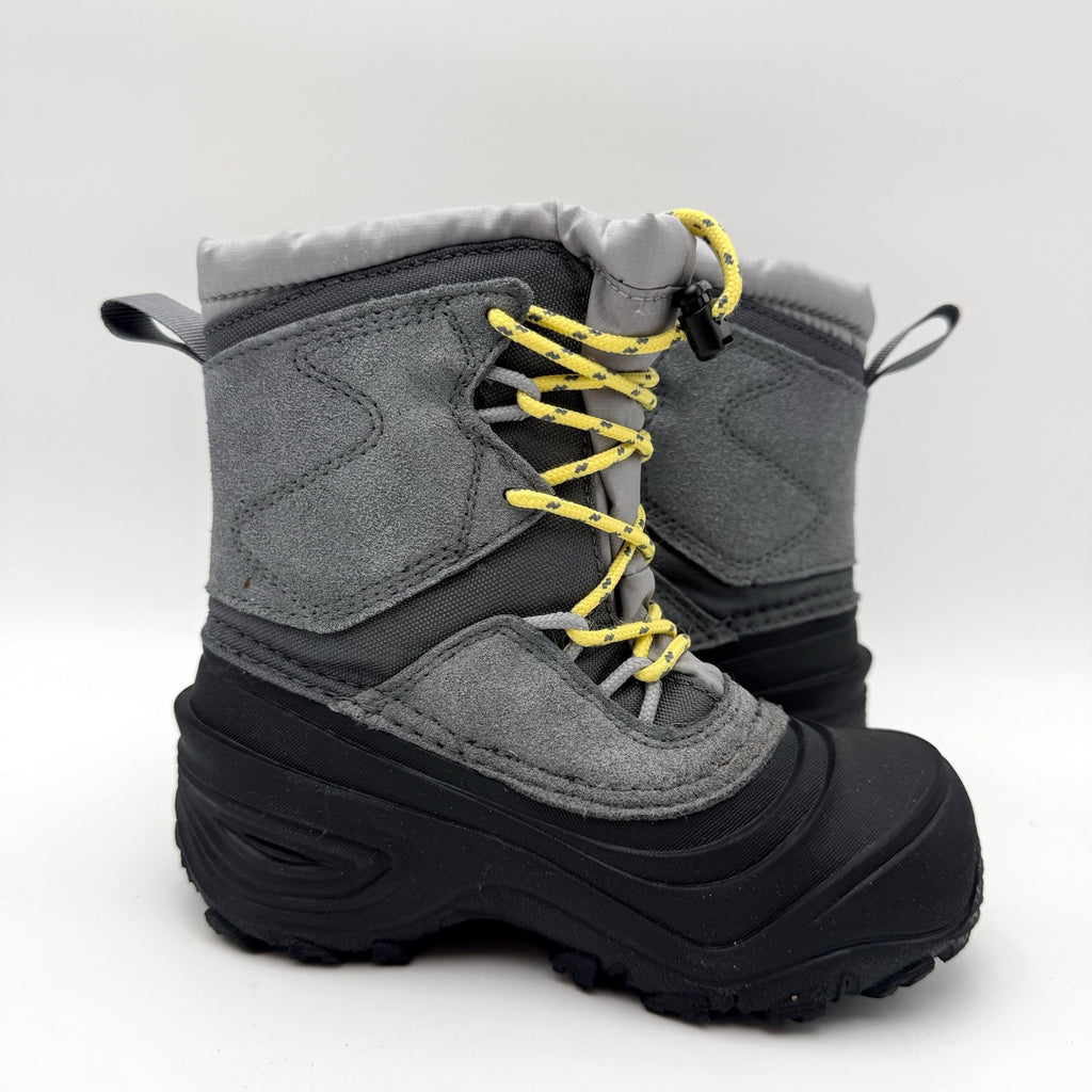 The North Face Kids Alpenglow V Winter Boots US 11 EU 28 Grey Waterproof NIB